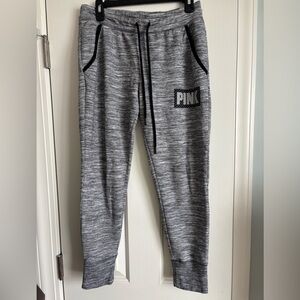 Victoria's Secret PINK Gray Heathered Joggers